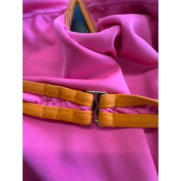 "KATE SPADE" One Piece Hot Pink Swimsuit NO SIZE Barbie Summer Baddie Mean Girls - Picture 7 of 9